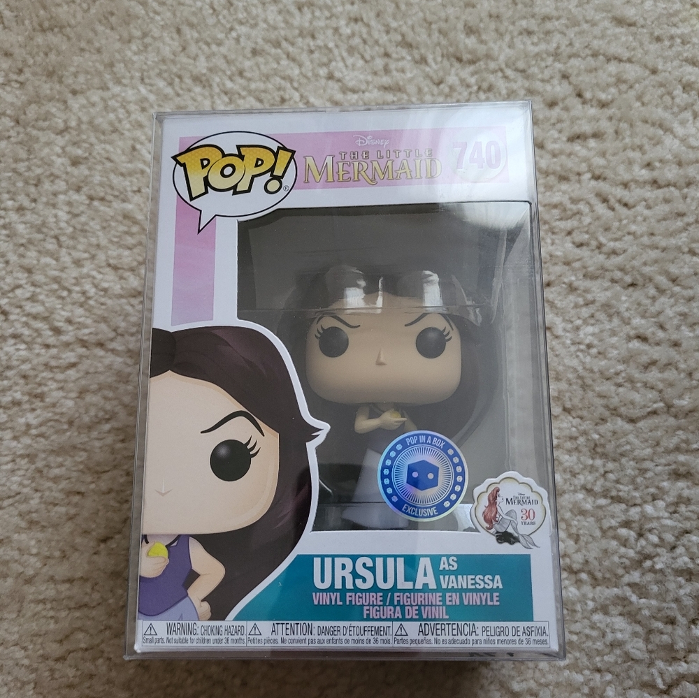 Disney Ursula As Vanessa Funko Pop 740 pop in a box exclusive